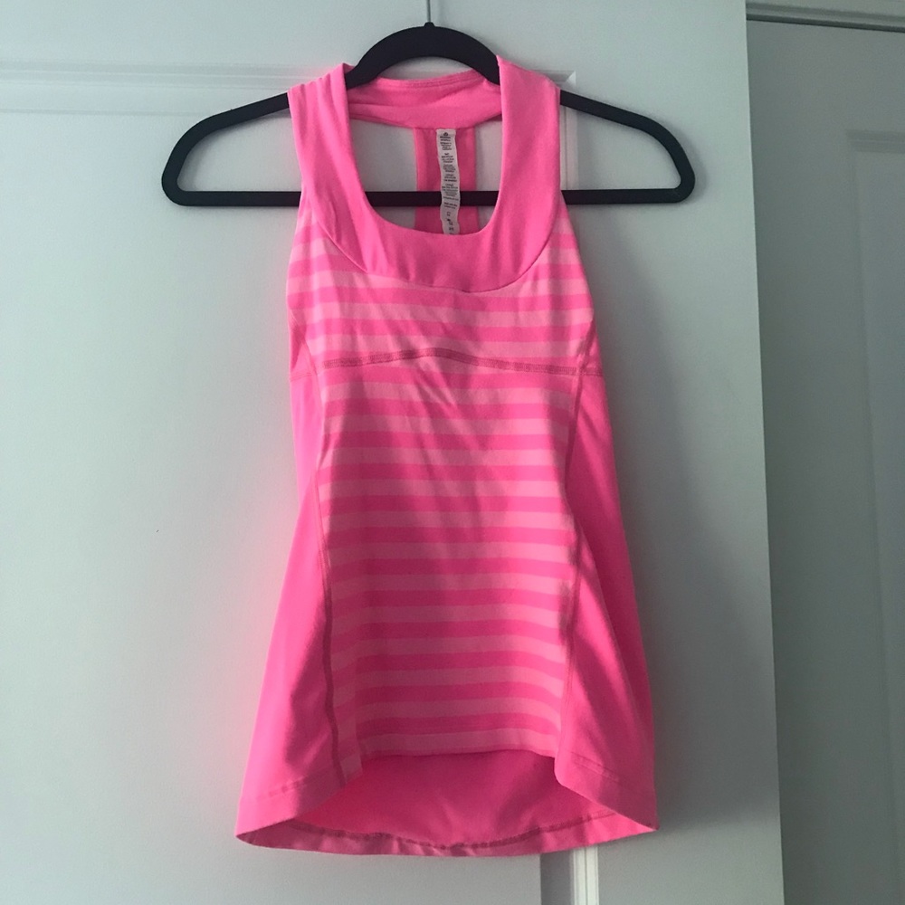 Lululemon pink tank